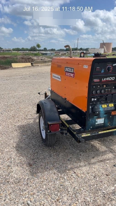 2022 Lincoln Electric LE400 Kubota V1505, Trlr, Cable Rack, Light Kit, ES Decals, T3