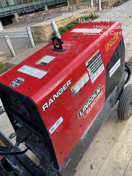 2021 Lincoln Electric Ranger 305 LPG K3430-1, Ranger 305 LPG, Undercarriage, Tank Holder & Strap, 10kw AC Gen, 25hp Kohler LPG Eng