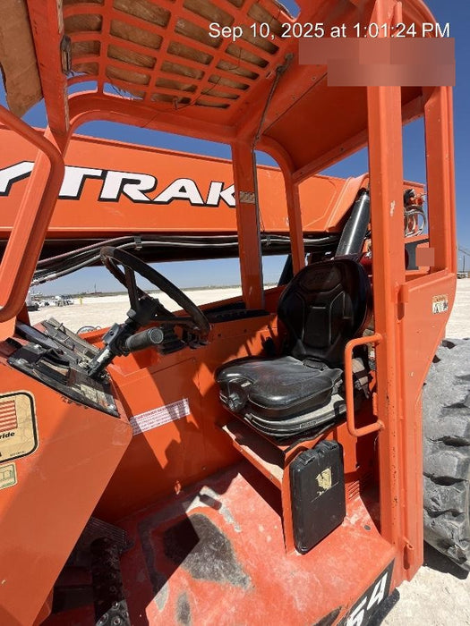 2018 Skytrak 10054 Skytrak 10054 10K Telehandler w/Open ROPS Solid Tires, LED Work Lights, Rotating Beacon, 60" Carriage/60" Forks