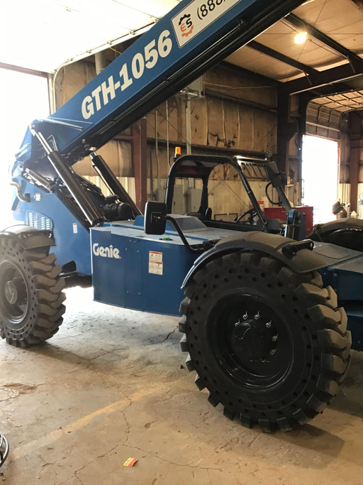 2019 Genie GTH-1056 Canopy, Solid RT Tires, LED Work Lights, Beacon 60" QA Carriage, 60" Forks