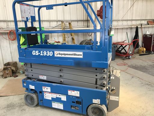 2019 Genie GS-1930 Fixed Rails with Chain Entry