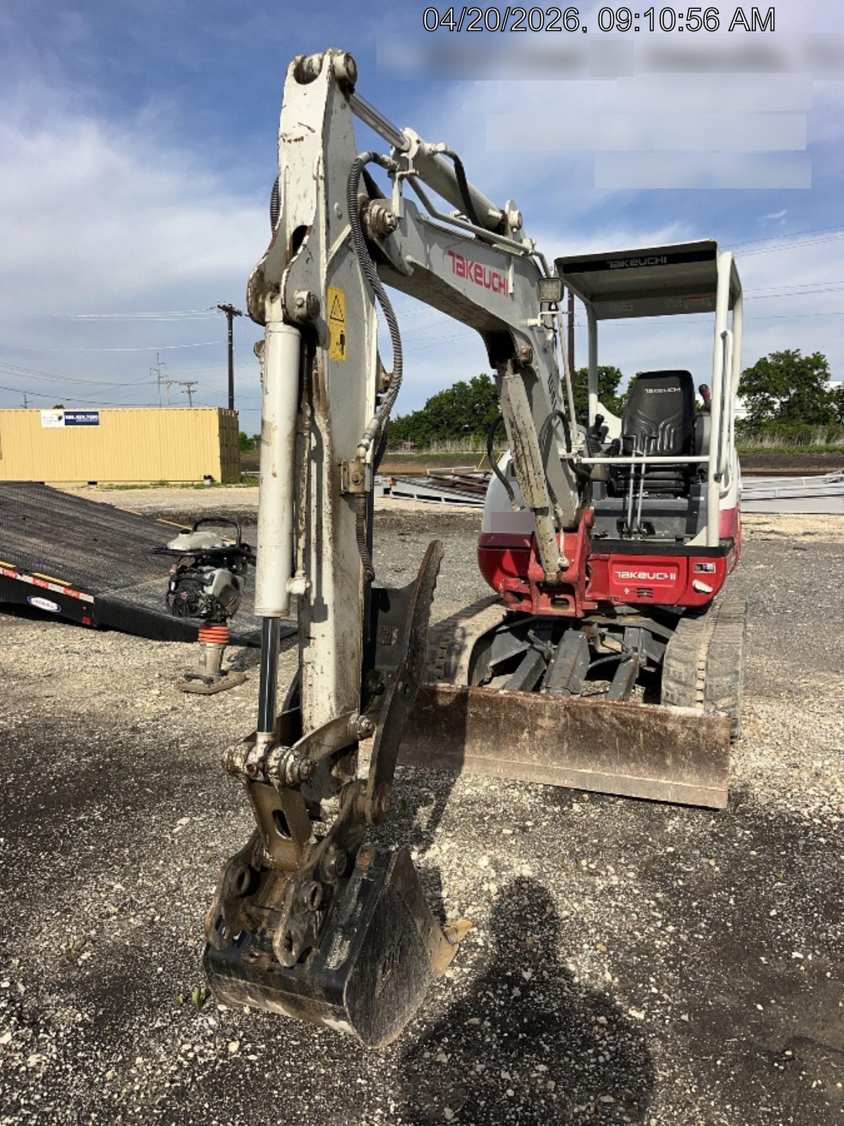 2020 Takeuchi TB235-2R Canopy, Rubber Tracks, Manual TAG QC