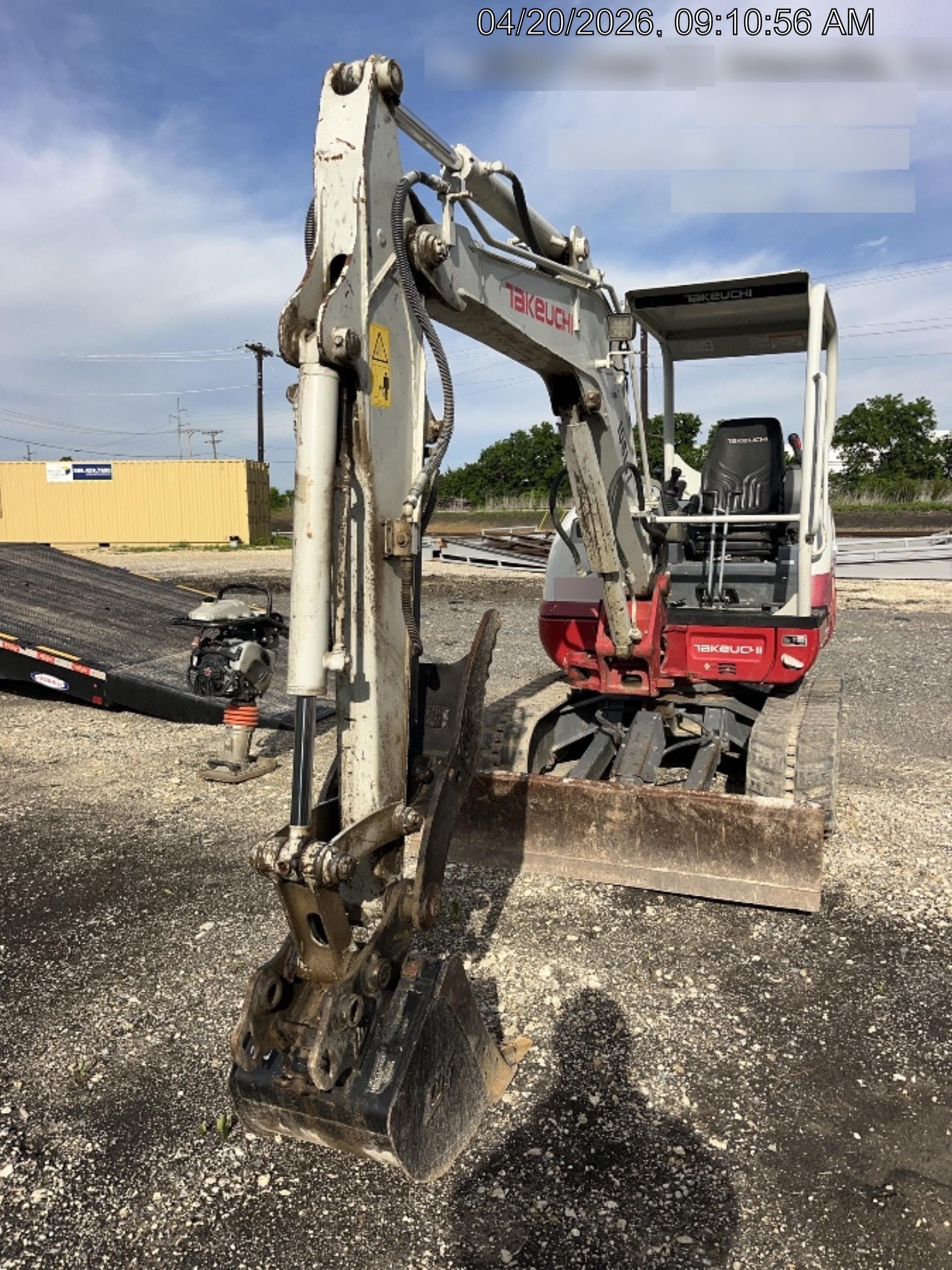 2020 Takeuchi TB235-2R Canopy, Rubber Tracks, Manual TAG QC