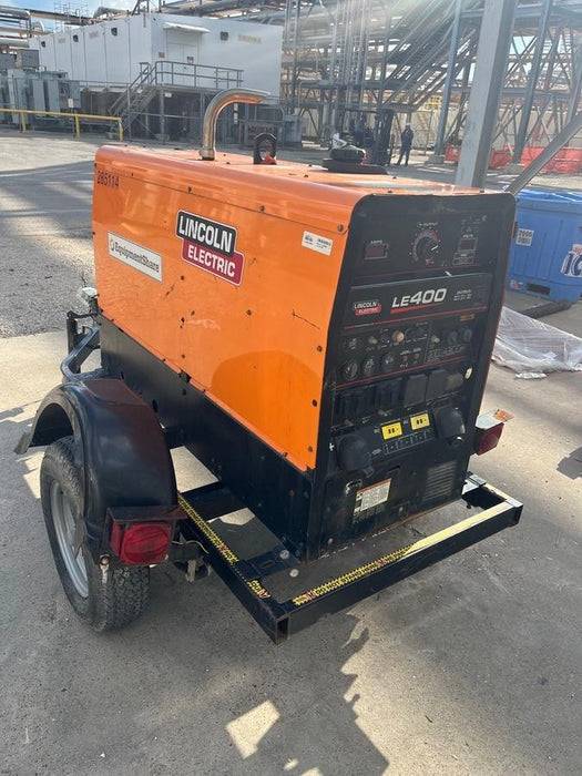 2022 Lincoln Electric LE400 Kubota V1505, Trlr, Cable Rack, Light Kit, ES Decals, T3