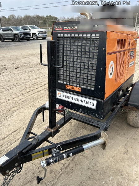 2022 Lincoln Electric Vantage 549X Crosslink Technology, Trailer Mounted, ES Decals, T3