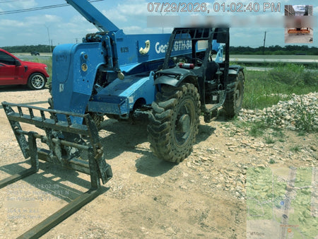 2018 Genie GTH-844 Genie GTH-844D w/Open ROPS, Solid Tires, Work Light/Beacon, 60" Carriage and Forks