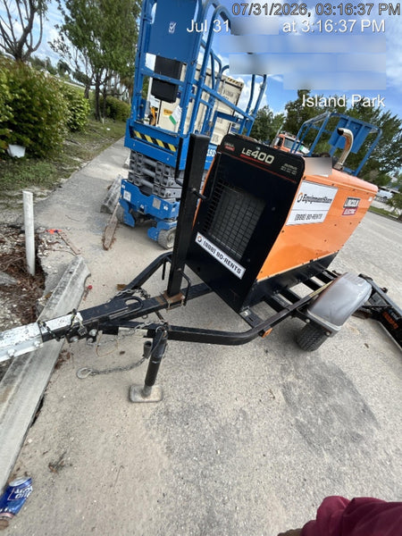 2022 Lincoln Electric LE400 Kubota V1505, Trlr, Cable Rack, Light Kit, ES Decals, T3
