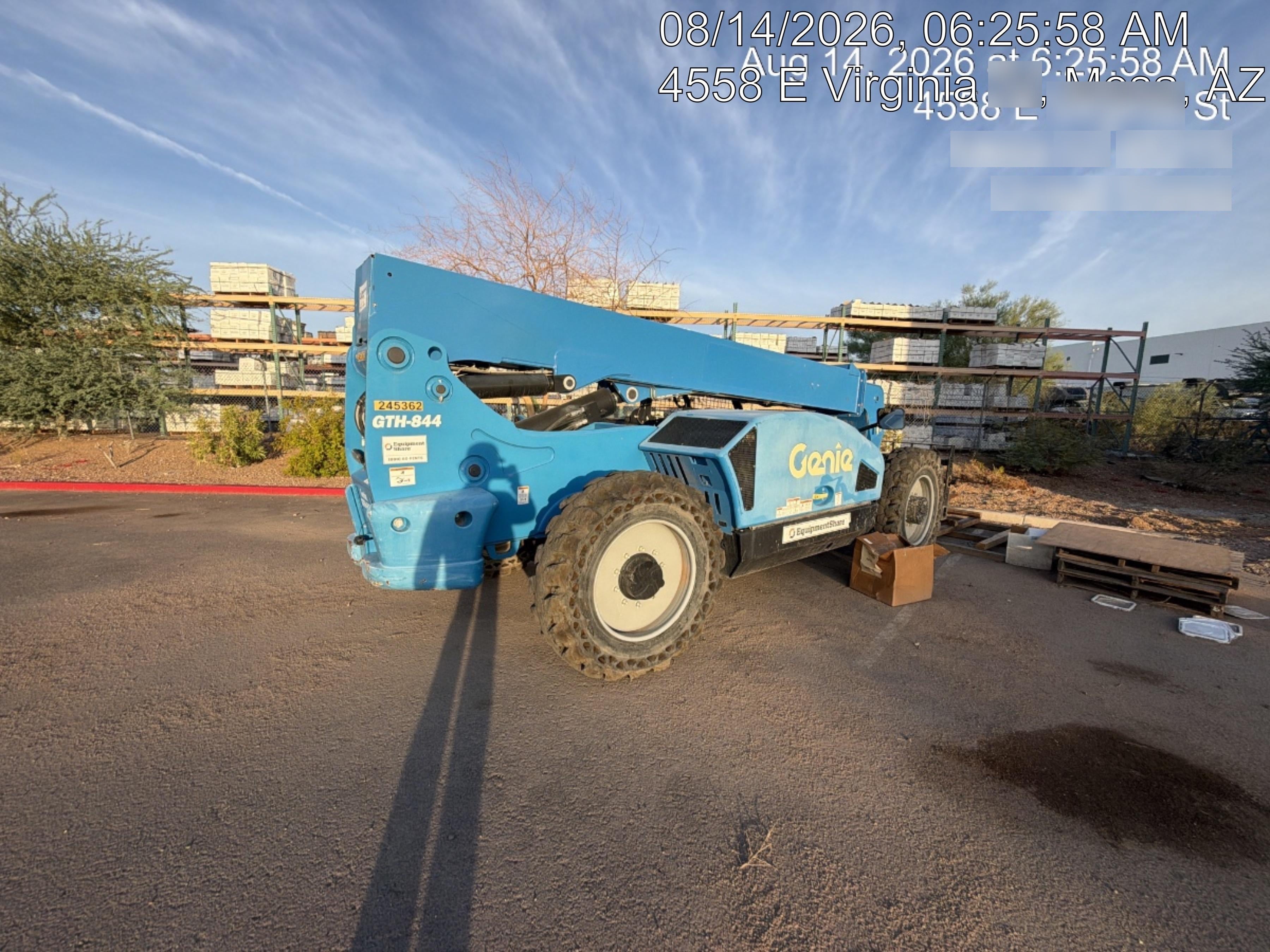 2022 Genie GTH-844 74Hp Dsl, Canopy, Sld Tires, LED WL, Bcn, L Hook, EST