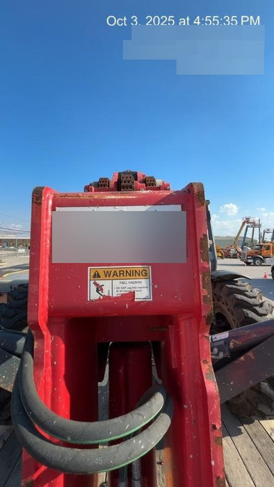 2018 Manitou MTA10055 MTA10055 - 120 HP T4, Canopy, Worklights/Strobe, Beacon, 66" Carriage, 60" Forks, Solid Tires, Lift Hook, Aux Hydraulics