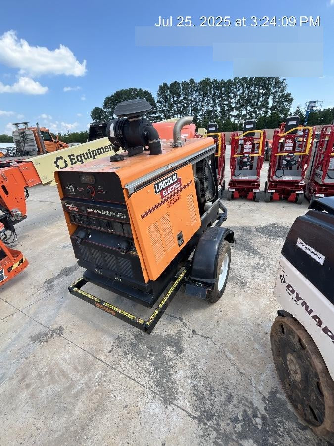 2021 Lincoln Electric Vantage 549X Ready Pak 3, ORANGE (includes trailer, cable rack, fender light kit)
