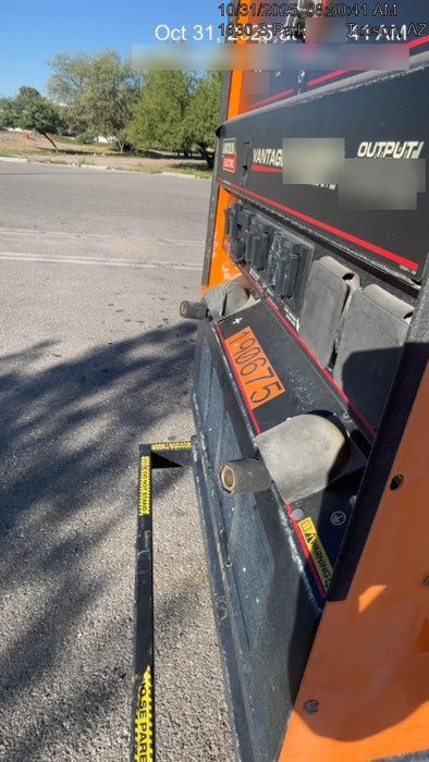 2021 Lincoln Electric Vantage 549X Ready Pak 3, ORANGE (includes trailer, cable rack, fender light kit)