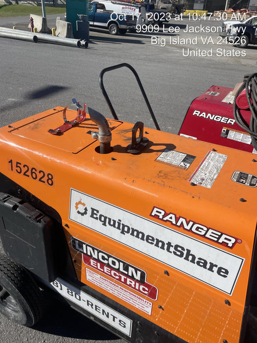 2021 Lincoln Electric Ranger 305 LPG LPG One-Pak (includes undercarriage, tank holder & tank strap) ORANGE