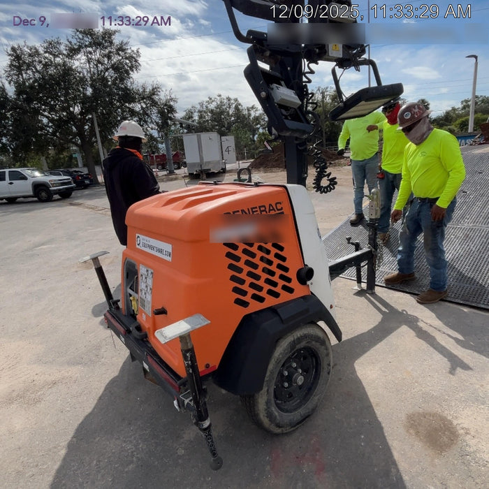 2023 Generac MLT2 Diesel, Flex Switch 120V Input, Powerzone Controller, 
(4) 320W LED Lights, 4kW Generator, 39.9 Gal Fuel Tank, 2" Ball, T3