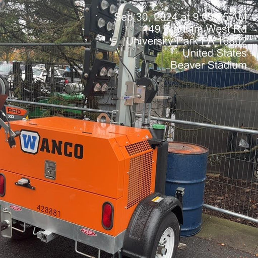 2024 Wanco WLTT-4MM4K Diesel, Deep Sea Controller, Shore Power Plug, Auto Start, (4) 350W LED Floodlights, 4kW Generator, 60 Gal Fuel Tank, 2" Ball, T3