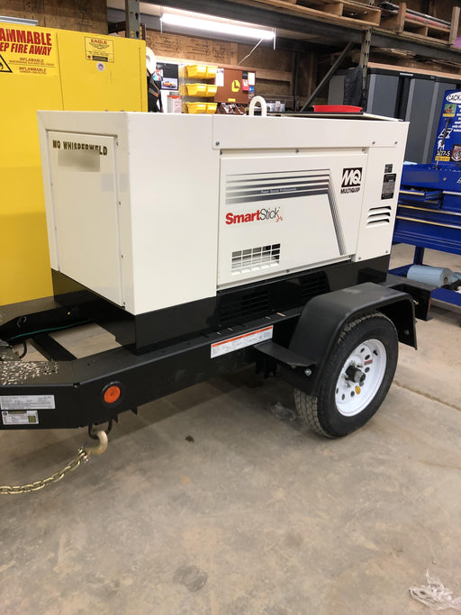 2020 Multiquip DLW400ESA4 400 amp Welder, 14kW, 120/240V, T4F Kubota, Trailer