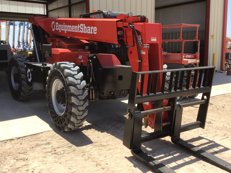 2019 Manitou MTA12042 120hp T4F, Cab/Heat/Air, Cab and Boom LED work lights, Auxiliary Hydraulics, Solid Tires, Amber strobe, Lift Hook 66" Carriage, 60" Forks