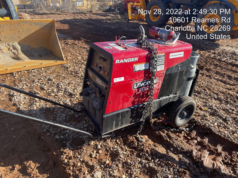 2021 Lincoln Electric Ranger 305 LPG K3430-1, Ranger 305 LPG, Undercarriage, Tank Holder & Strap, 10kw AC Gen, 25hp Kohler LPG Eng