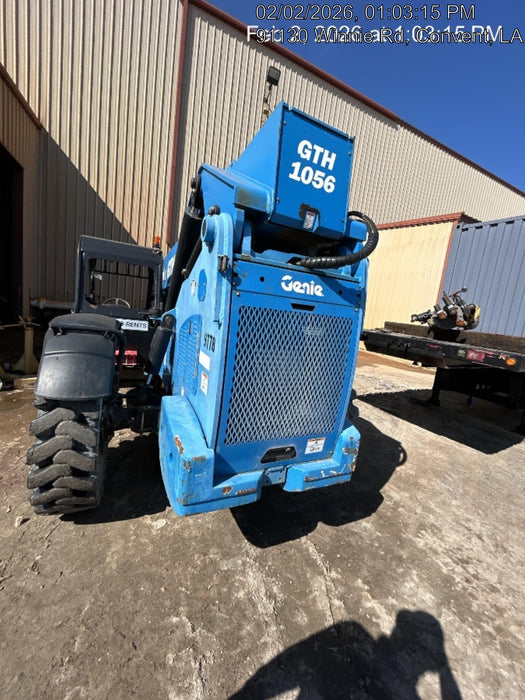 2018 Genie GTH-1056 Genie GTH-1056 w/Open ROPS, Solid Tires, Work Light/Beacon, 60" Carriage and Forks