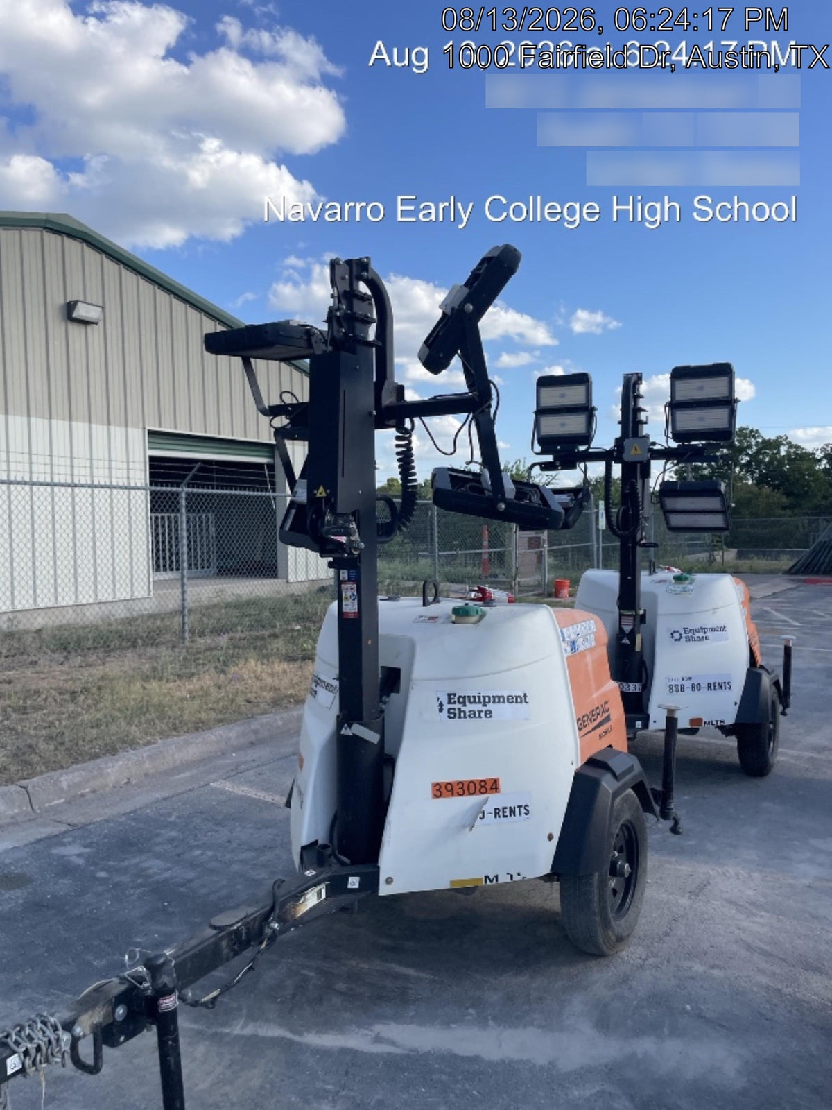 2024 Generac MLT2 Diesel, Flex Switch 120V Input, Powerzone Controller, 
(4) 320W LED Lights, 4kW Generator, 39.9 Gal Fuel Tank, 2" Ball, T3