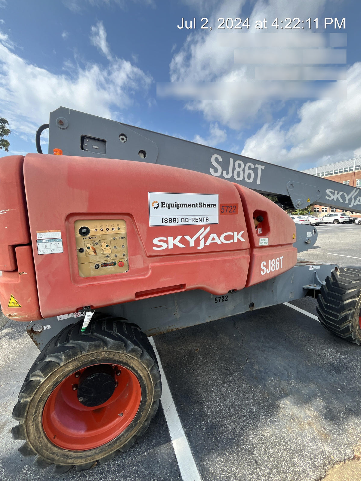 2017 SKYJACK SJ86T