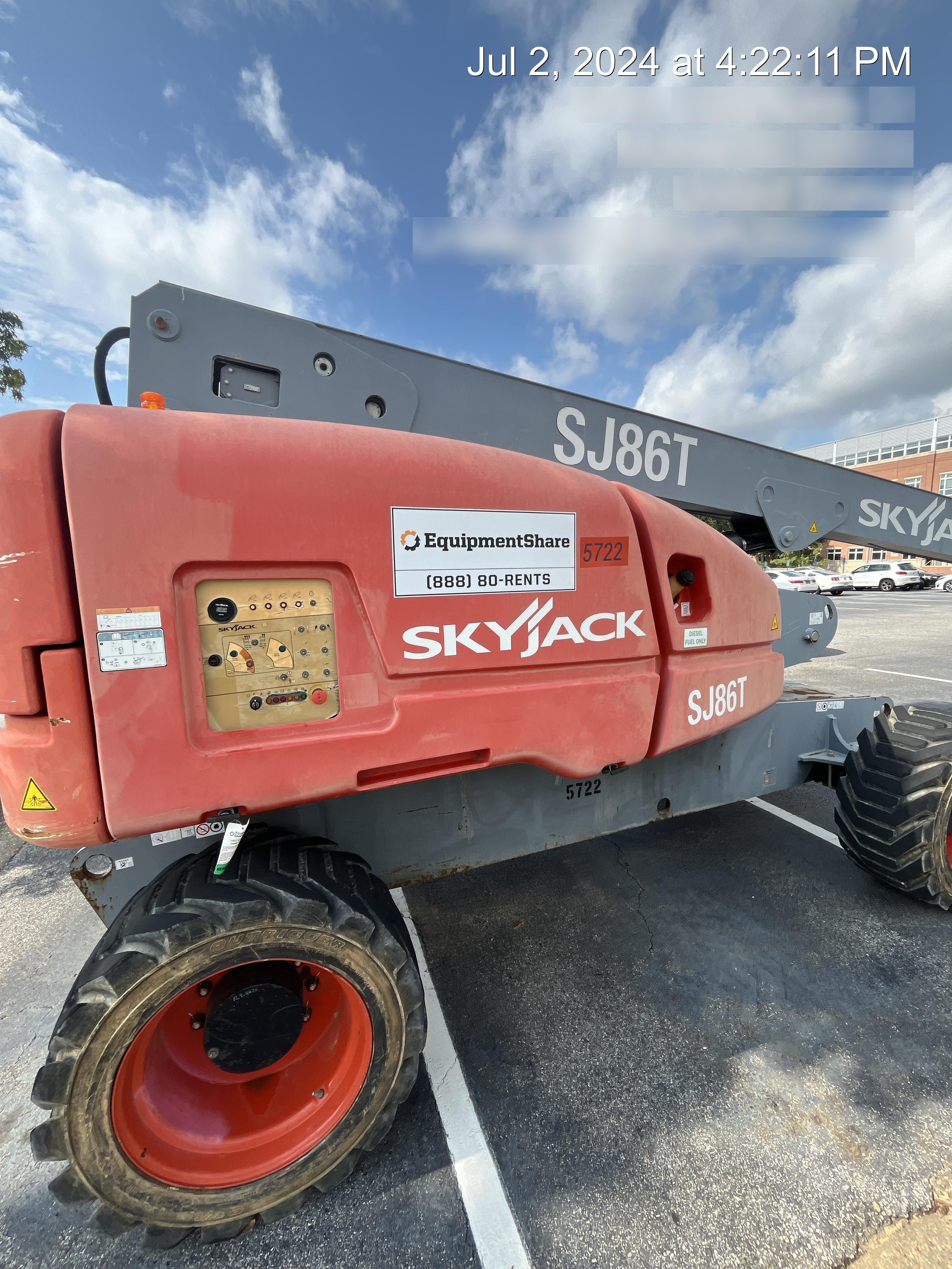 2017 SKYJACK SJ86T