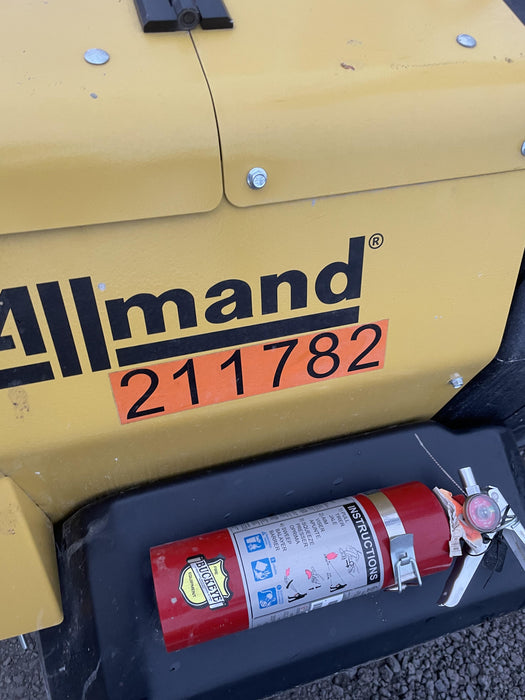 2022 Allmand NLV3GR (4) LED Light Fixture 350W, 23' Vertical Mast, 3kW Prime, Towable, Deep Sea L401, Leveling Jacks, Yanmar T4F 5.8hp