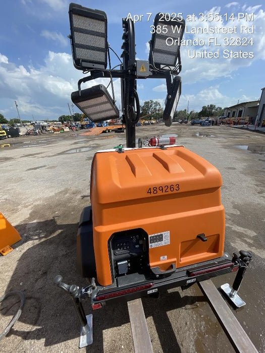 2025 Generac MLTS-4 Diesel, Mitsubishi L2E, 7.1 hp @1800 rpm, Flex Switch 120V Input, Powerzone Controller, (4) 320W LED Lights, 4kW Generator, 39.9 Gal Fuel Tank, 2" Ball, T3, ES Decals