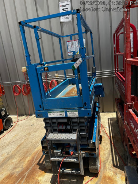 2020 Genie GS-1930 Solid Non Marking Tires, Beacon, Folding rails with half height swing gate