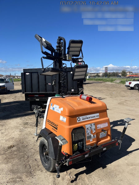 2023 Generac MLT2 Diesel, Flex Switch 120V Input, Powerzone Controller, (4) 320W LED Lights, 4kW Generator, 39.9 Gal Fuel Tank, 2" Ball, T3
