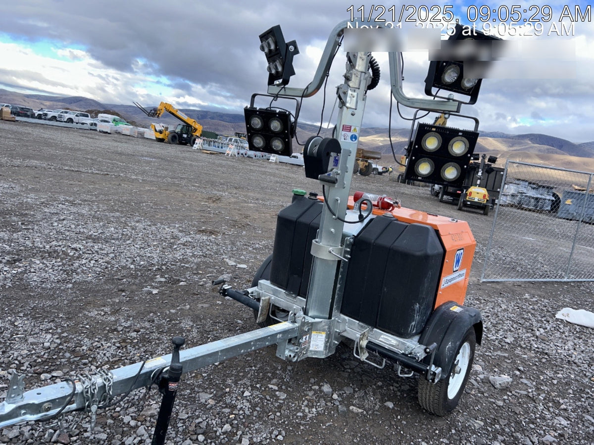 2024 Wanco WLTT-4MM4K Diesel, Deep Sea Controller, Shore Power Plug, Auto Start, (4) 350W LED Floodlights, 4kW Generator, 60 Gal Fuel Tank, 2" Ball, T3