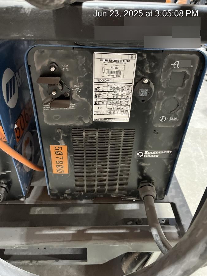 2025 MILLER ELECTRIC XMT 400