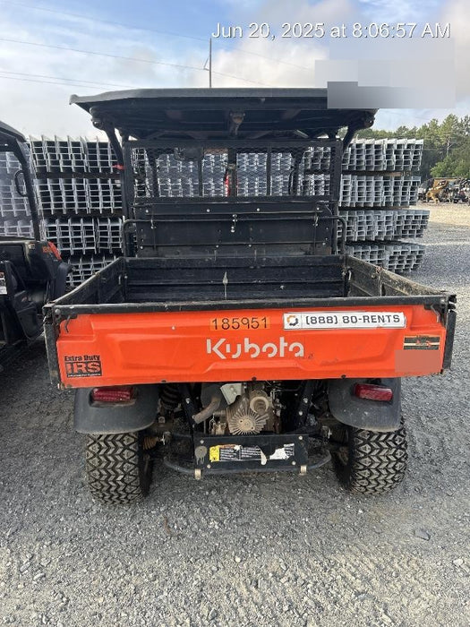 2021 Kubota RTV-X1140W-H Plastic Canopy, Windshield Acrylic Clear, LED Strobe Light, Wire Harness Kit, Back up Alarm