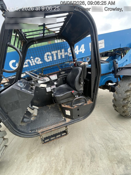 2017 Genie GTH-844 Genie GTH-844, Solid Tires, 60" carriage/forks, Open ROPS, Work Lights