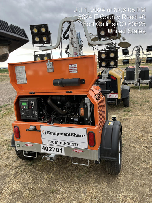 2024 Wanco WLTT-4MM4K Diesel, Deep Sea Controller, Shore Power Plug, Auto Start, (4) 350W LED Floodlights, 4kW Generator, 60 Gal Fuel Tank, 2" Ball, T3