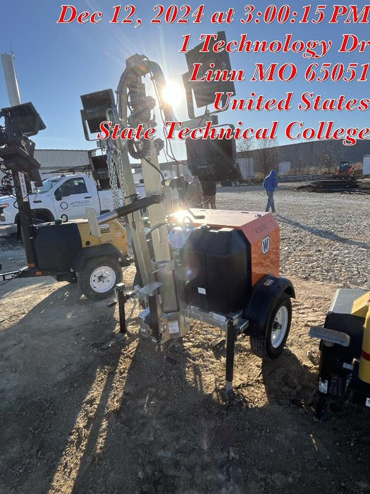 2024 Wanco WLTT-4MM4K Diesel, Deep Sea Controller, Shore Power Plug, Auto Start, (4) 350W LED Floodlights, 4kW Generator, 60 Gal Fuel Tank, 2" Ball, T3