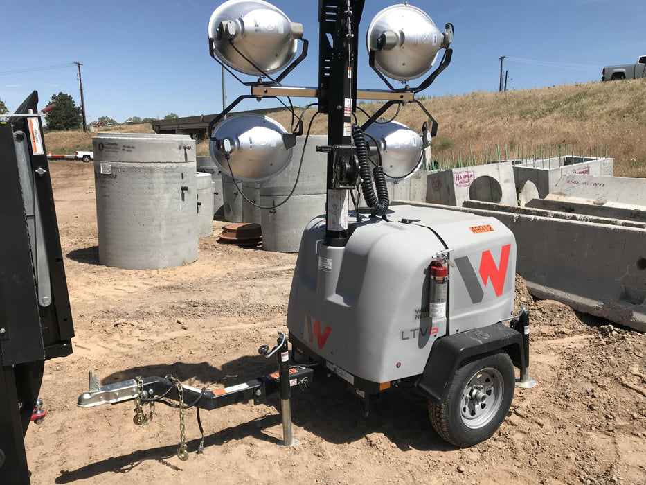 2019 Wacker Neuson LTV6L-MH Mobile Light Tower w/Fuel Level Sensor Installed