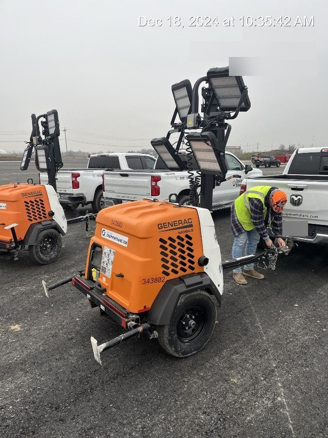 2024 Generac MLT2 Diesel, Flex Switch 120V Input, Powerzone Controller, 
(4) 320W LED Lights, 4kW Generator, 39.9 Gal Fuel Tank, 2" Ball, T3