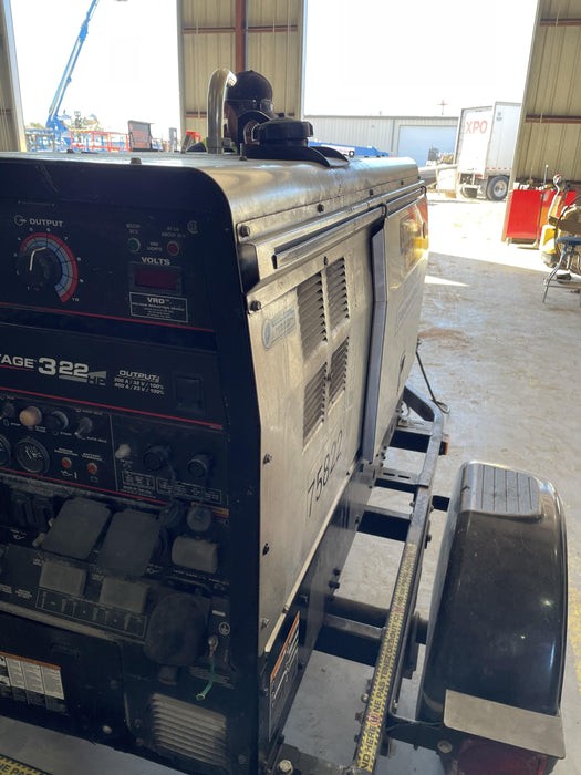 2020 Lincoln Electric Vantage 322 Welder Ready-Pak 3, w/ GPS & Decals (includes trailer, cable rack, fender light kit)