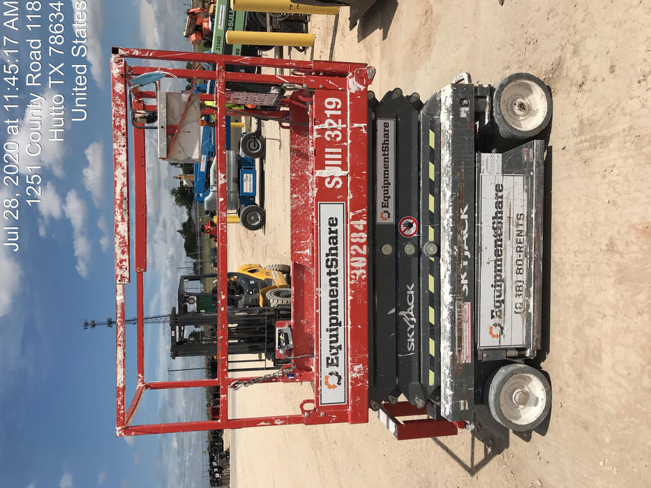 2019 Skyjack SJIII-3219 Standard w/Trojan Batteries