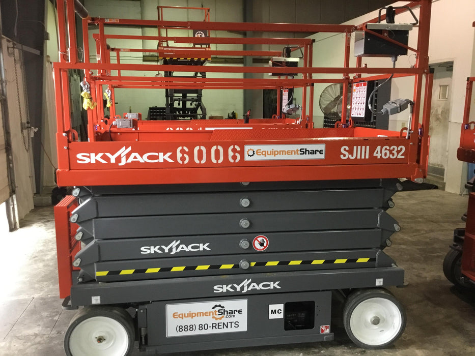 2017 Skyjack SJIII-4632 Skyjack SJ4632, Trojan Battery Set, Extended Warranty 5yr/5k hr