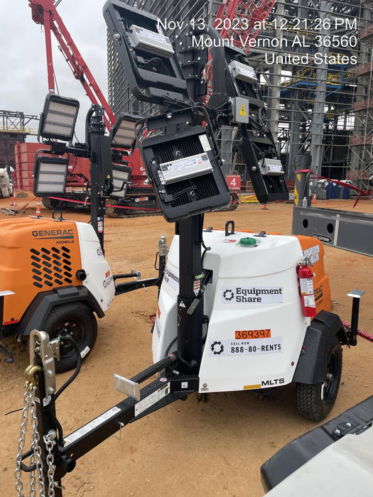 2023 Generac MLT2 Diesel, Flex Switch 120V Input, Powerzone Controller, 
(4) 320W LED Lights, 4kW Generator, 39.9 Gal Fuel Tank, 2" Ball, T3