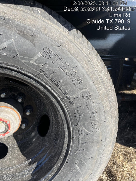 2025 BIG TEX TRAILER 25GN-40D5A-MRBK