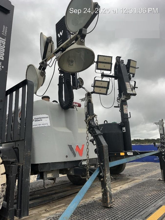 2019 Wacker Neuson LTV6L-MH Mobile Light Tower w/Fuel Level Sensor Installed
