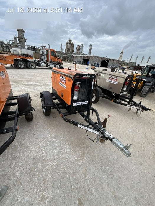 2022 Lincoln Electric LE400 Kubota V1505, Trlr, Cable Rack, Light Kit, ES Decals, T3