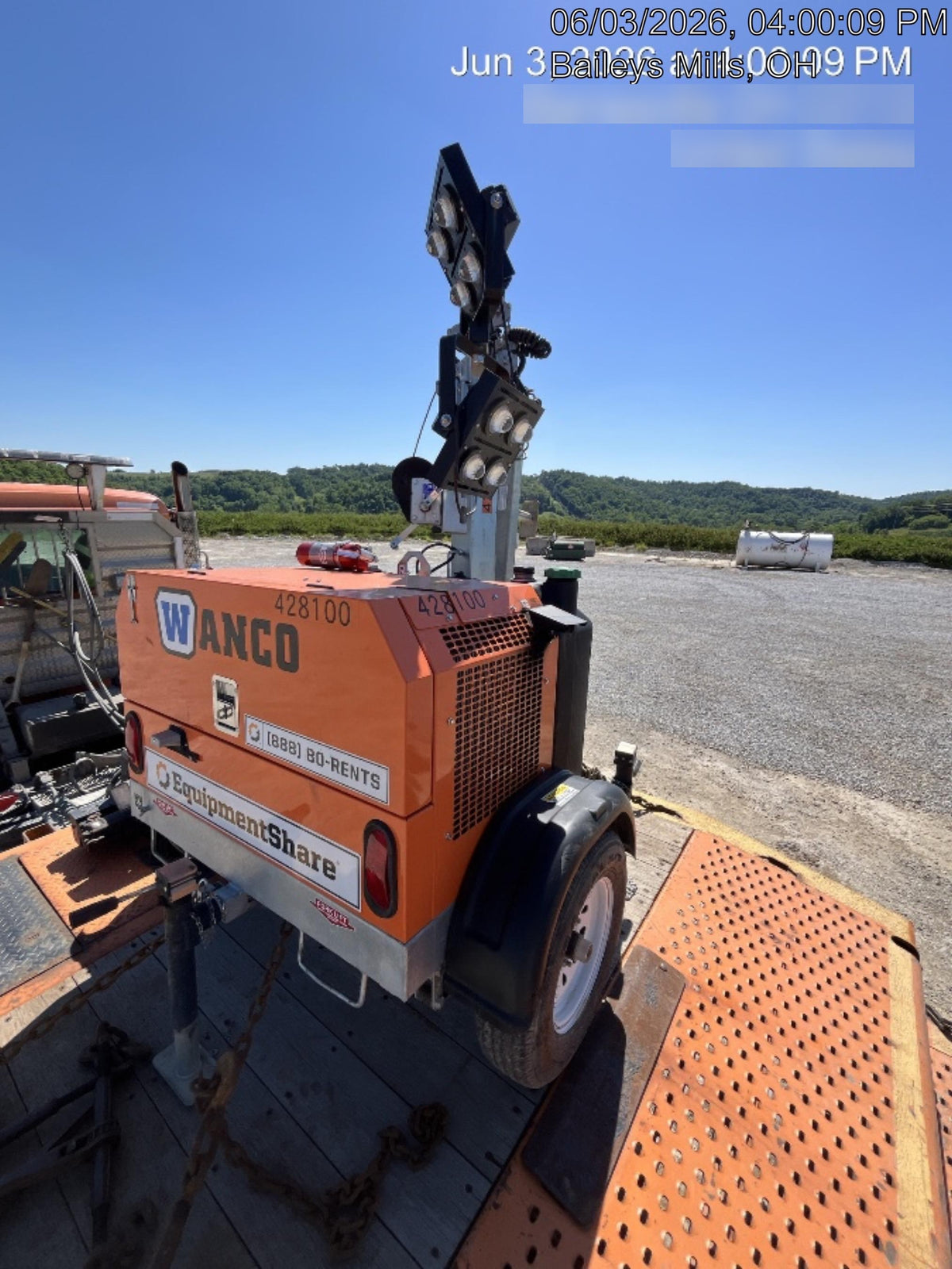 2024 Wanco WLTT-4MM4K Diesel, Deep Sea Controller, Shore Power Plug, Auto Start, (4) 350W LED Floodlights, 4kW Generator, 60 Gal Fuel Tank, 2" Ball, T3