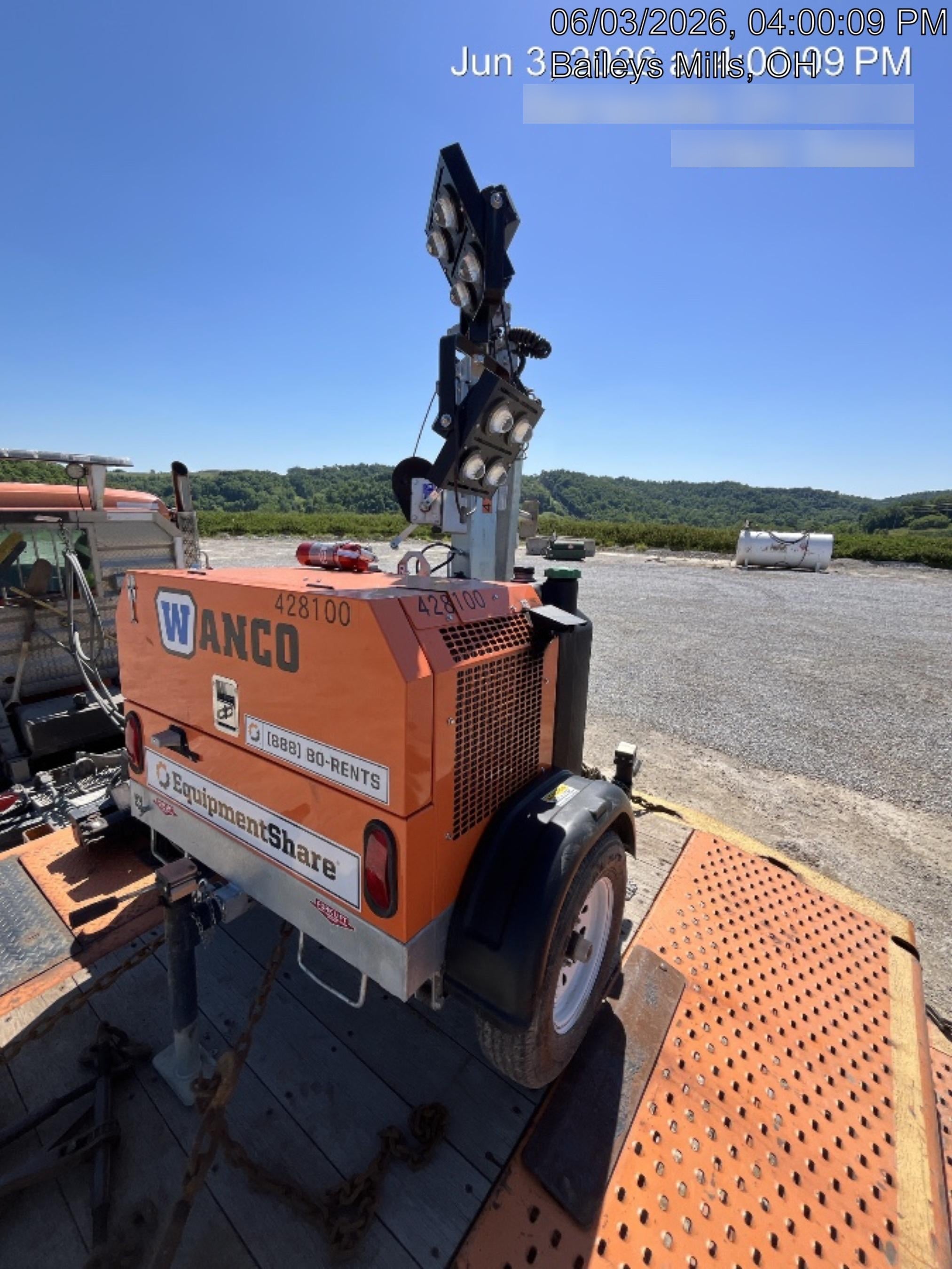 2024 Wanco WLTT-4MM4K Diesel, Deep Sea Controller, Shore Power Plug, Auto Start, (4) 350W LED Floodlights, 4kW Generator, 60 Gal Fuel Tank, 2" Ball, T3