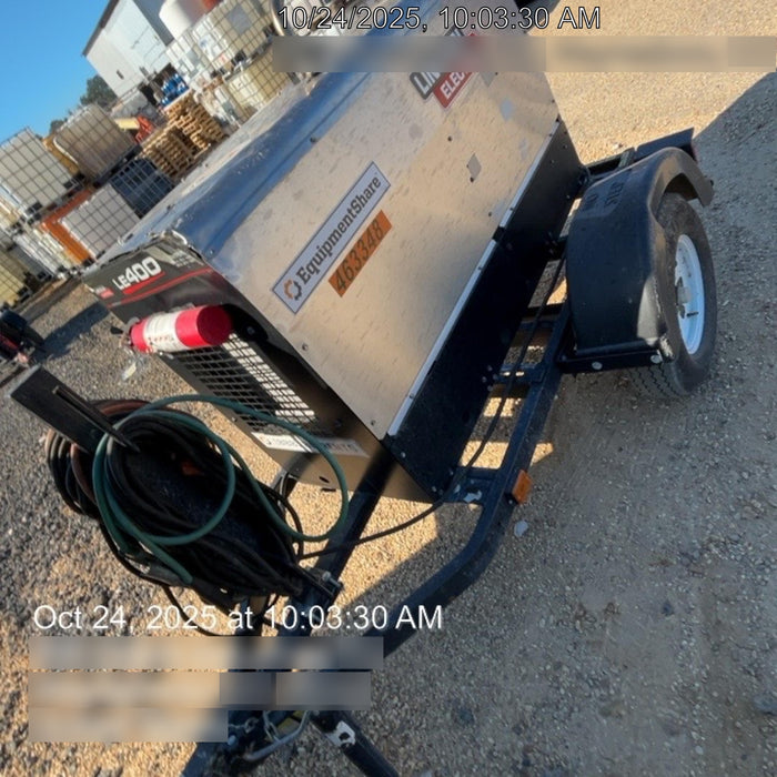 2024 Lincoln Electric LE400 Kubota V1505, Trlr, Cable Rack, Light Kit, ES Decals, T3