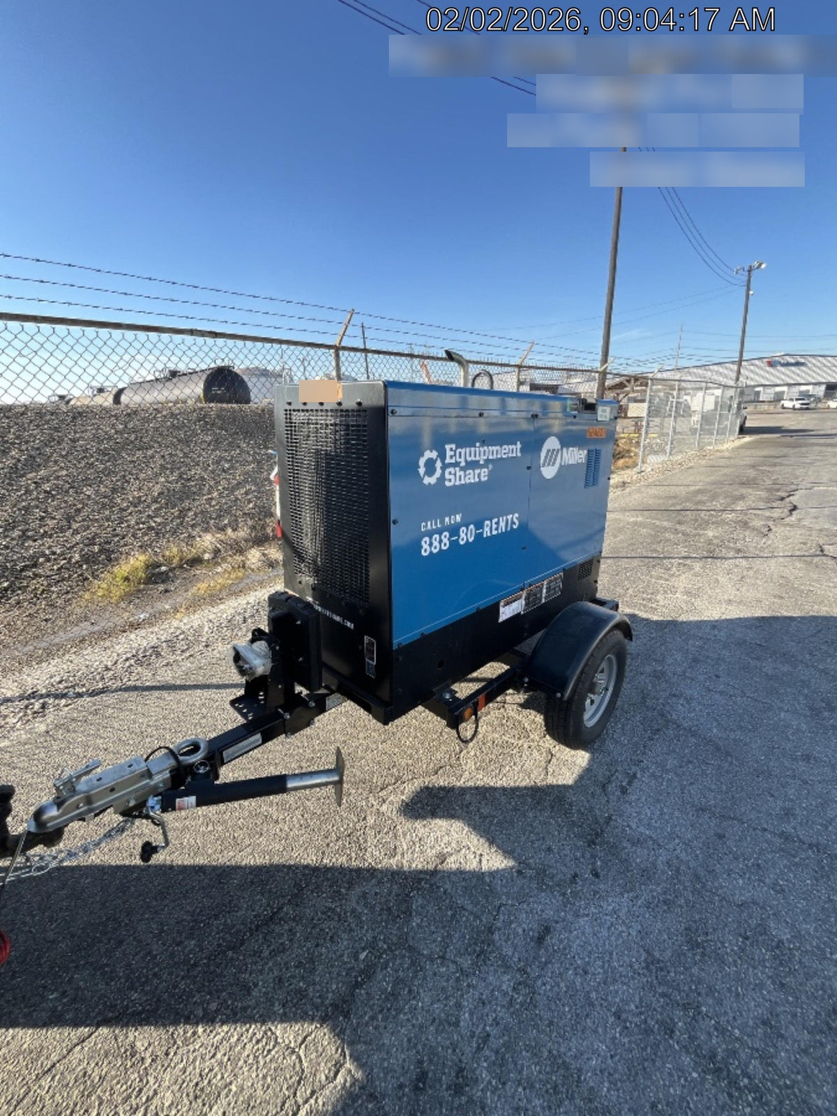 2025 MILLER ELECTRIC BIG BLUE 500