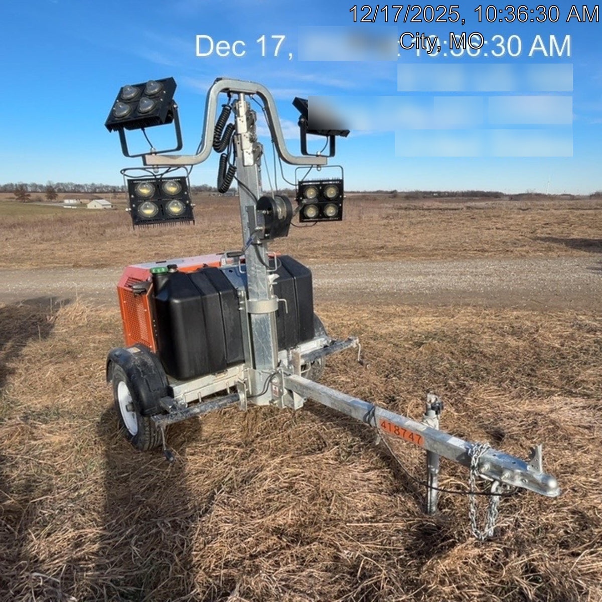 2024 Wanco WLTT-4MM4K Diesel, Deep Sea Controller, Shore Power Plug, Auto Start, (4) 350W LED Floodlights, 4kW Generator, 60 Gal Fuel Tank, 2" Ball, T3