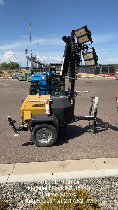 2024 Wanco WLTT-4MM4K Diesel, Deep Sea Controller, Shore Power Plug, Auto Start, (4) 350W LED Floodlights, 4kW Generator, 60 Gal Fuel Tank, 2" Ball, T3